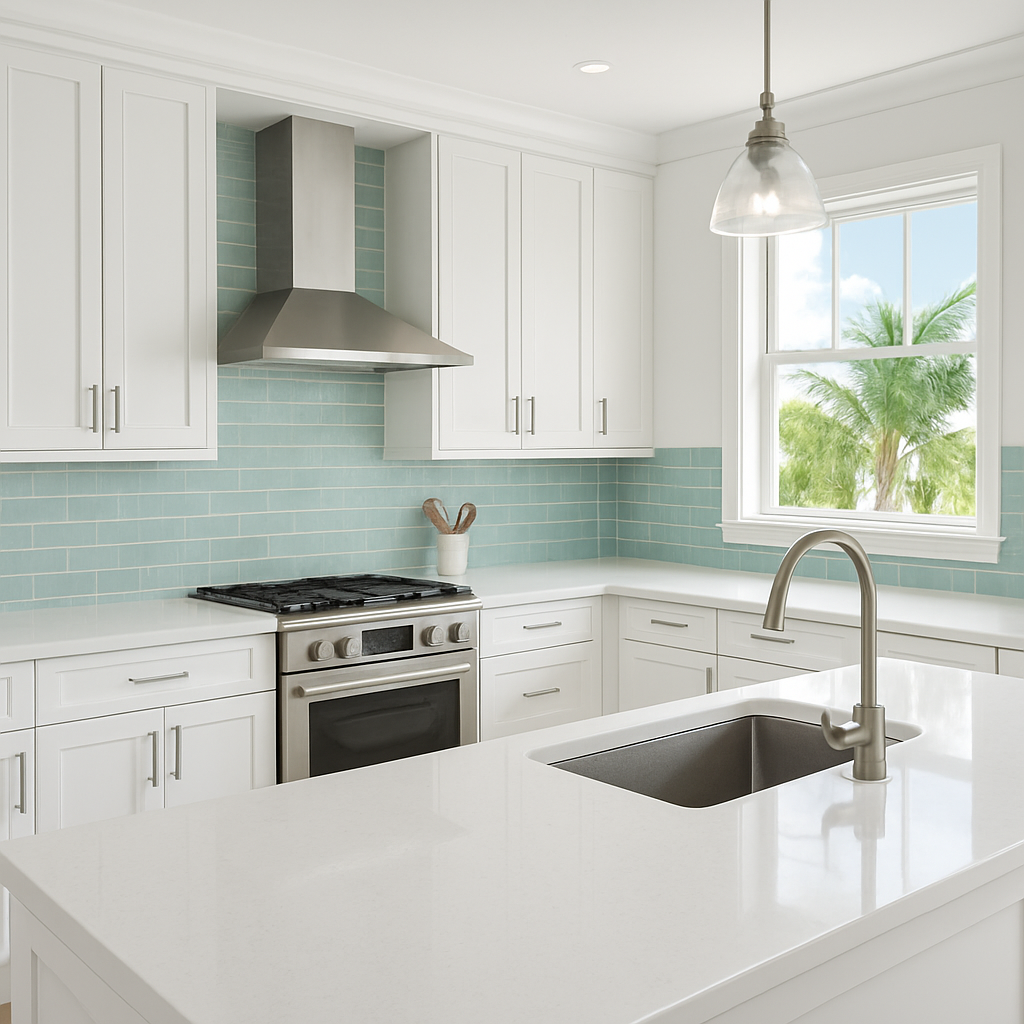 Renovated modern kitchen